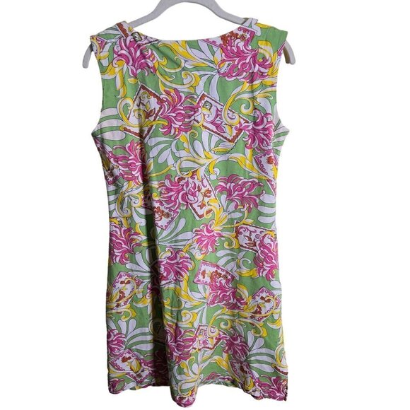 Keylime Pink Floral Embroidered Shift Dress Size M - Picture 2 of 4